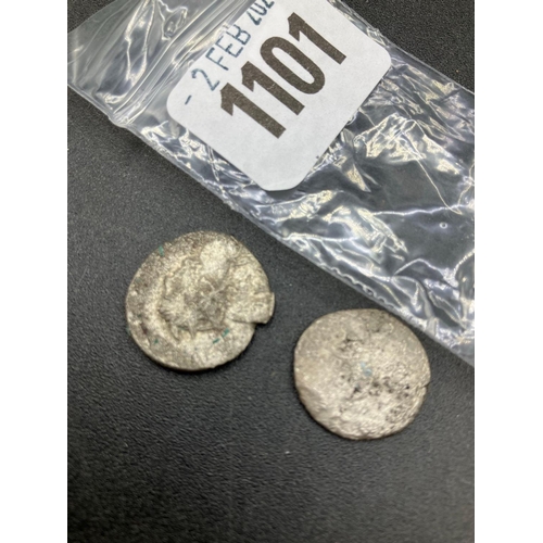 1101 - 2 Roman Coins