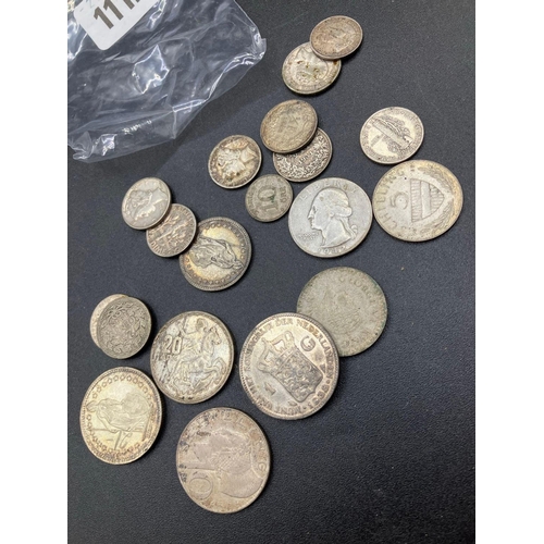 1112 - Foreign Silver Coins 84G