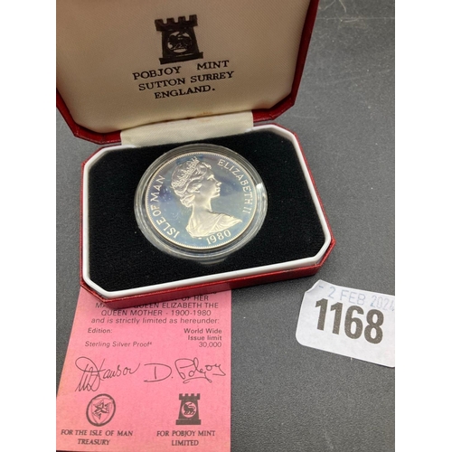 1168 - Box 1972 Isle of Man Silver Crown