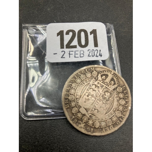 1201 - 1891 Half Crown