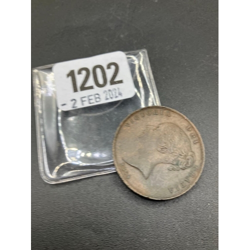 1202 - 1854 Large Penny Copper, Good Grade