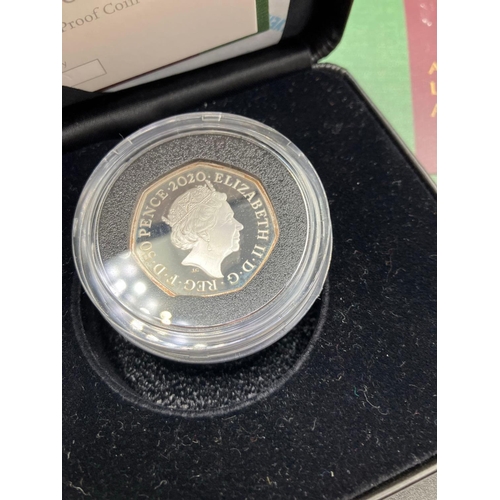 1212 - 2020 Silver Proof 50p A Vote To Leave & New Era