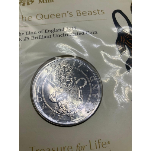 1216 - 2017 Queens Beast Lion Of England