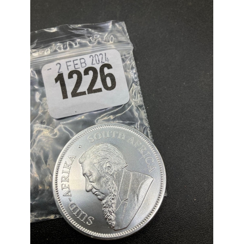 1226 - South Africa 1Oz Silver Krugerand 2023