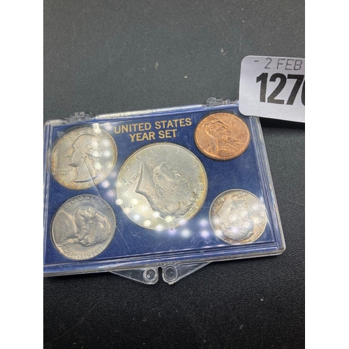 1276 - A 1964 USA 5 Coin Year Set