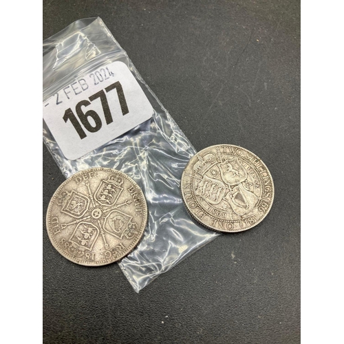 1677 - Florins 1888 & 1899