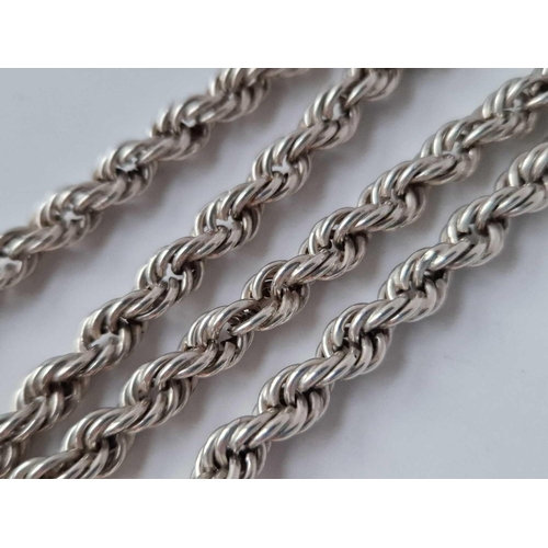 335 - A Silver Neck Chain 24 Inch 32 Gms