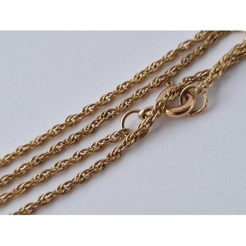 37 - A Neck Chain 9Ct 17 Inch 2.3 Gms