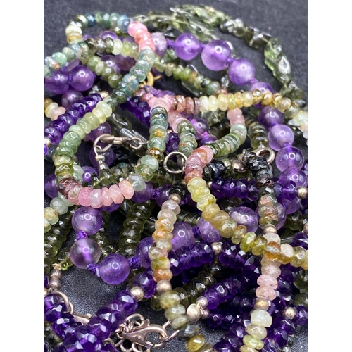 416 - Seven Assorted Bead Necklaces