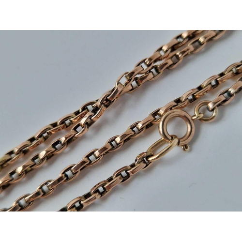 483 - A Belcher Link Neck Chain 9Ct 18 Inch 6.7 Gms