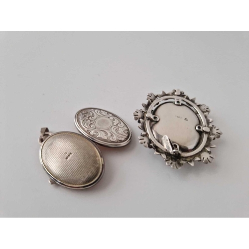 618 - Two Silver Lockets