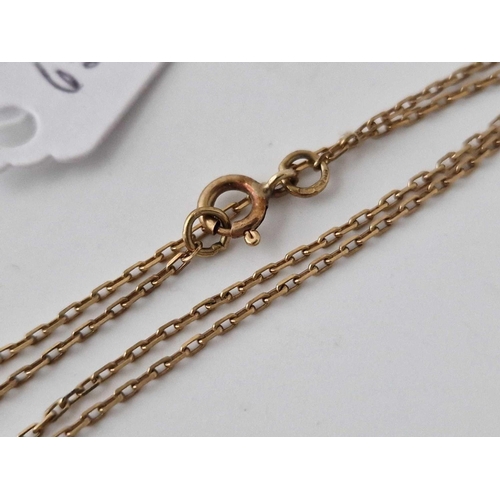 652 - A Neck Chain 9Ct 16 Inch 1.9 Gms