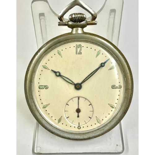 750 - Art Deco Pocket Watch, Working