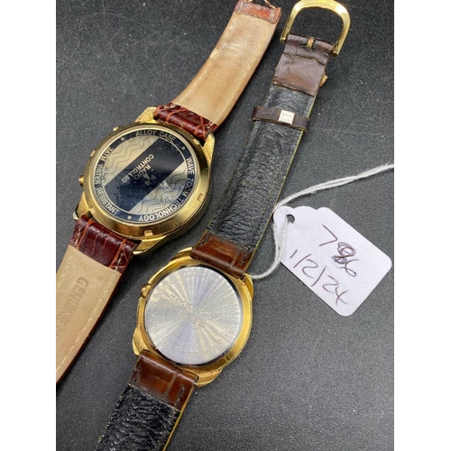 786 - A Gents Tikker Wrist Watch And Usf Gents Wrist Watch