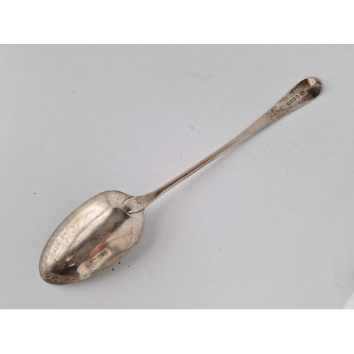 841 - A George Iii Basting Spoon Oe Pattern , London 1794 By Smith & Fern