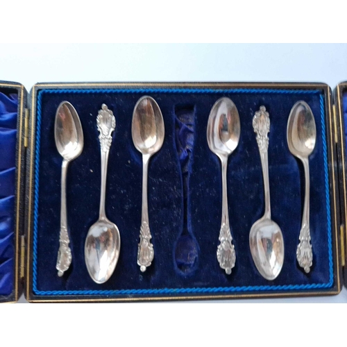 998f - A Set Of Six Fancy Teaspoons, Sheffield 1900, 80 G