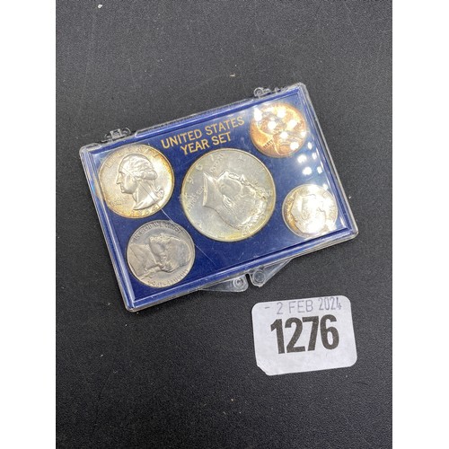 1276 - A 1964 USA 5 Coin Year Set