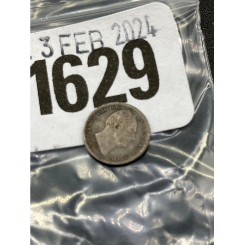 1629 - 1831 silver 1d