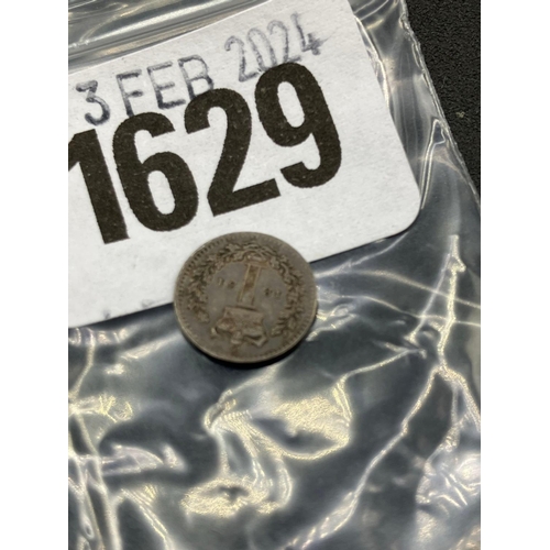 1629 - 1831 silver 1d