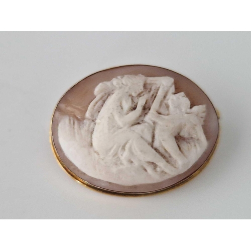 198 - Two cameo brooches