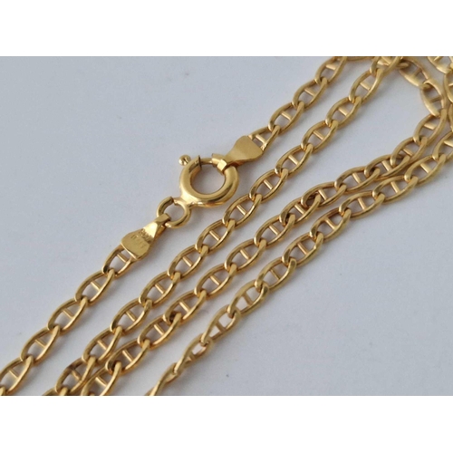 292 - A neck chain 9ct 17 inch 2.4 gms