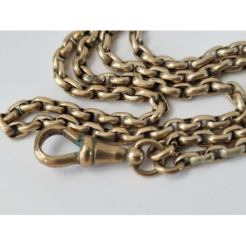 650 - Two antique gilt chains