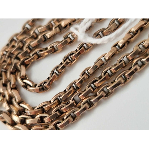 700 - A belcher link neck chain, 9ct, 17 inch, 8.1 g