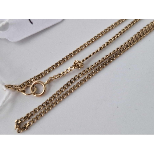 91 - A neck chain 9ct 18 inch 2.2 gms