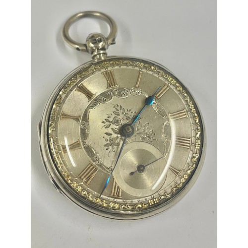 729 - Antique silver pocket watch