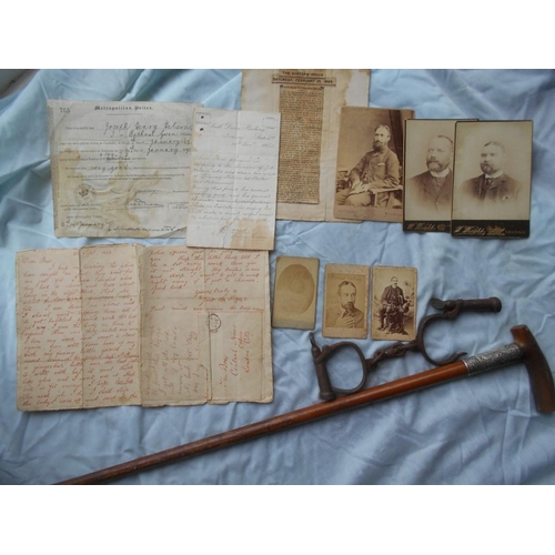 1010 - JACK THE RIPPER a collection of original artifacts relating to Inspector Joseph Henry 
Helson & the ... 