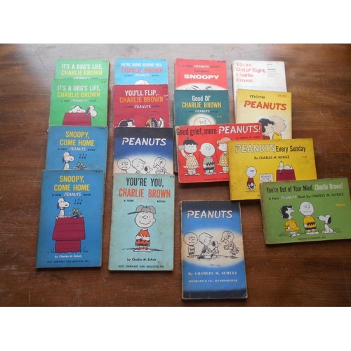 1017 - SCHULZ, C. M.   Peanuts   1st.ed. 1952, 1st. issue with Rinehart colophon & $1.00 stamp, 
plus 15 ot... 