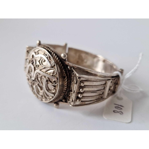 108 - A Egyptian silver bracelet