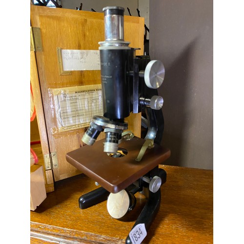 1834 - Another Microscope in fitted box