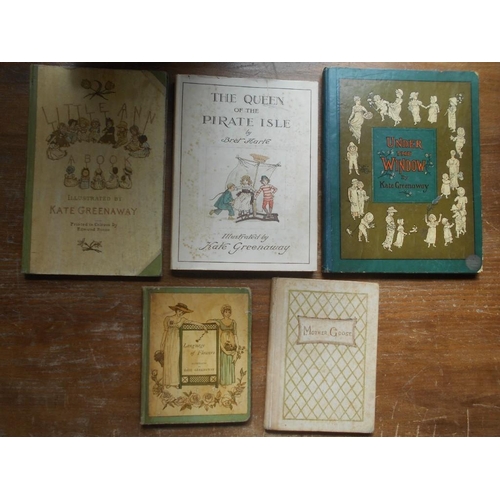 1003 - GREENAWAY, K. Under the Window 1st.ed. 1878, plus Language of Flowers 1884, plus Mother Goose 1881, ... 