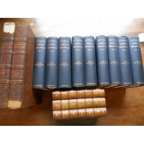 1024 - WALPOLE, H. Memoirs of the Last Ten Years of the Reign of George the Second 2 vols. 1st.ed. 1822, 4t... 