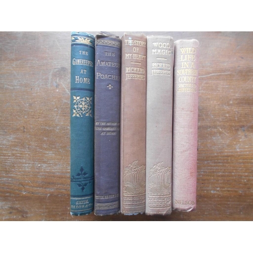 1075 - JEFFERIES, R. The Amateur Poacher 1st.ed. 1879, London, 8vo orig. gt. dec. plus 4 others (5)