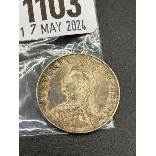 1103 - Florin 1887, better grade