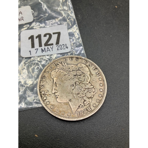 1127 - U S A Silver Dollar 1888