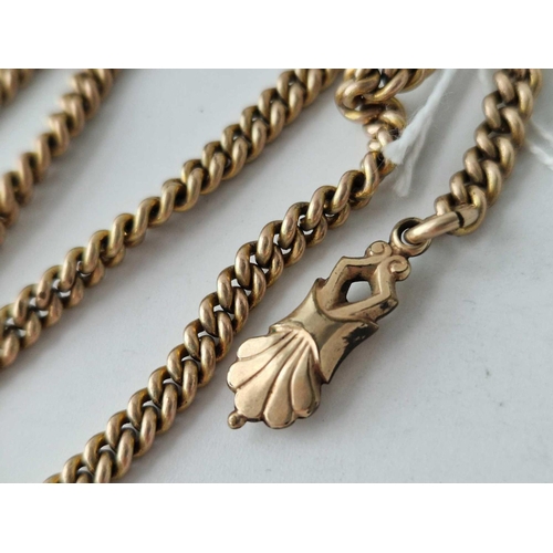 137 - A rolled gold albert chain 14 inch