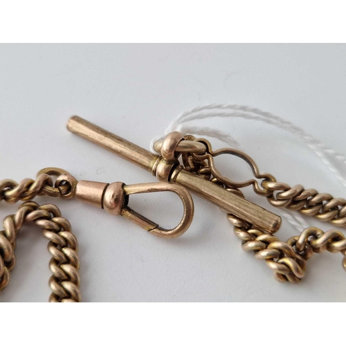 137 - A rolled gold albert chain 14 inch