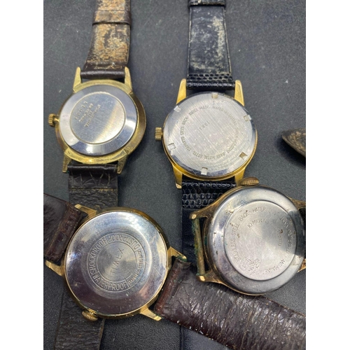 738 - Four gents wrist watches including AVIA and INGERSOLL