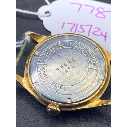 778 - A gents TOURIST wrist watch with seconds sweep