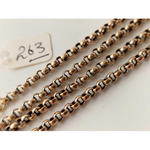 263 - A vintage 22� belcher neck chain 9.7g