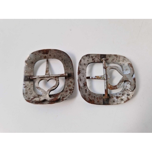 536 - A pair of Georgian buckles