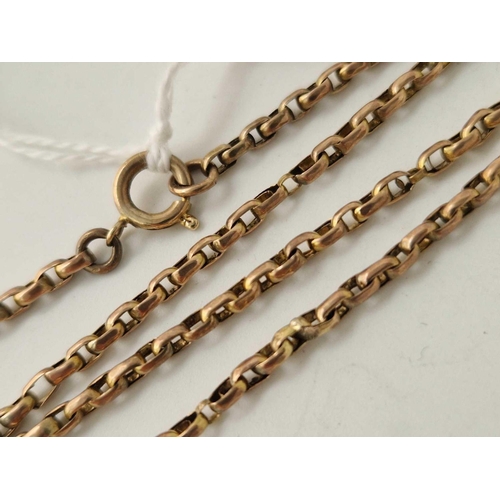 646 - A 9ct neck chain 17 inch 7 g