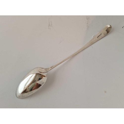 820 - George III Basting Spoon OE Pattern Edinburgh 1798 by RS 110g