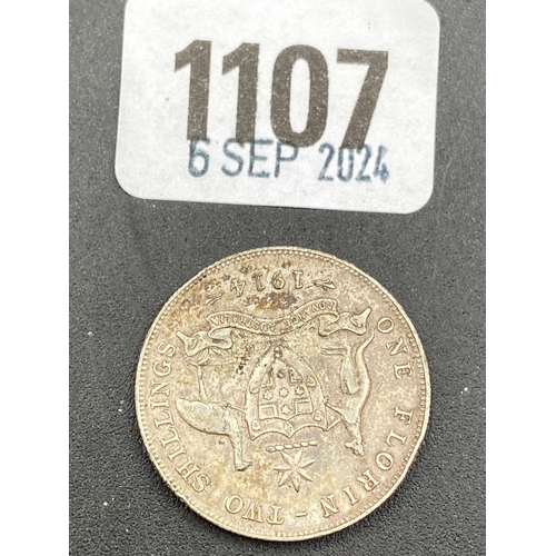 1107 - Australia florin 1914