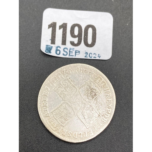 1190 - Half crown 1746 Lima