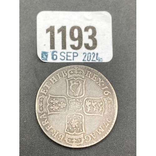 1193 - Half crown 1697