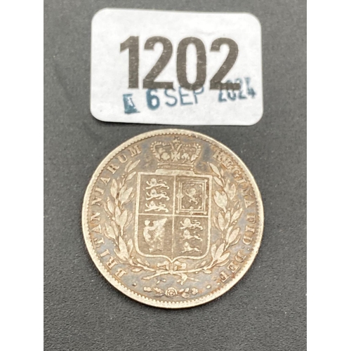 1202 - Half crown 1845